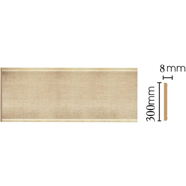 Декоративная панель Decomaster (Декомастер) 298х9х2400 мм B30-933