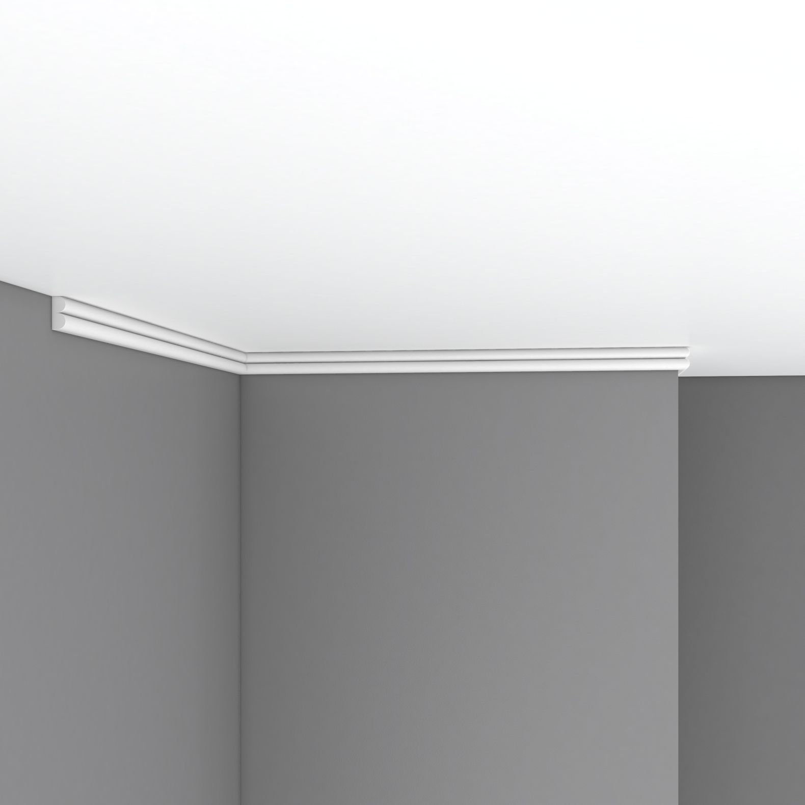 Молдинг гладкий Decomaster (Декомастер) 20х9х2400 мм DI-113