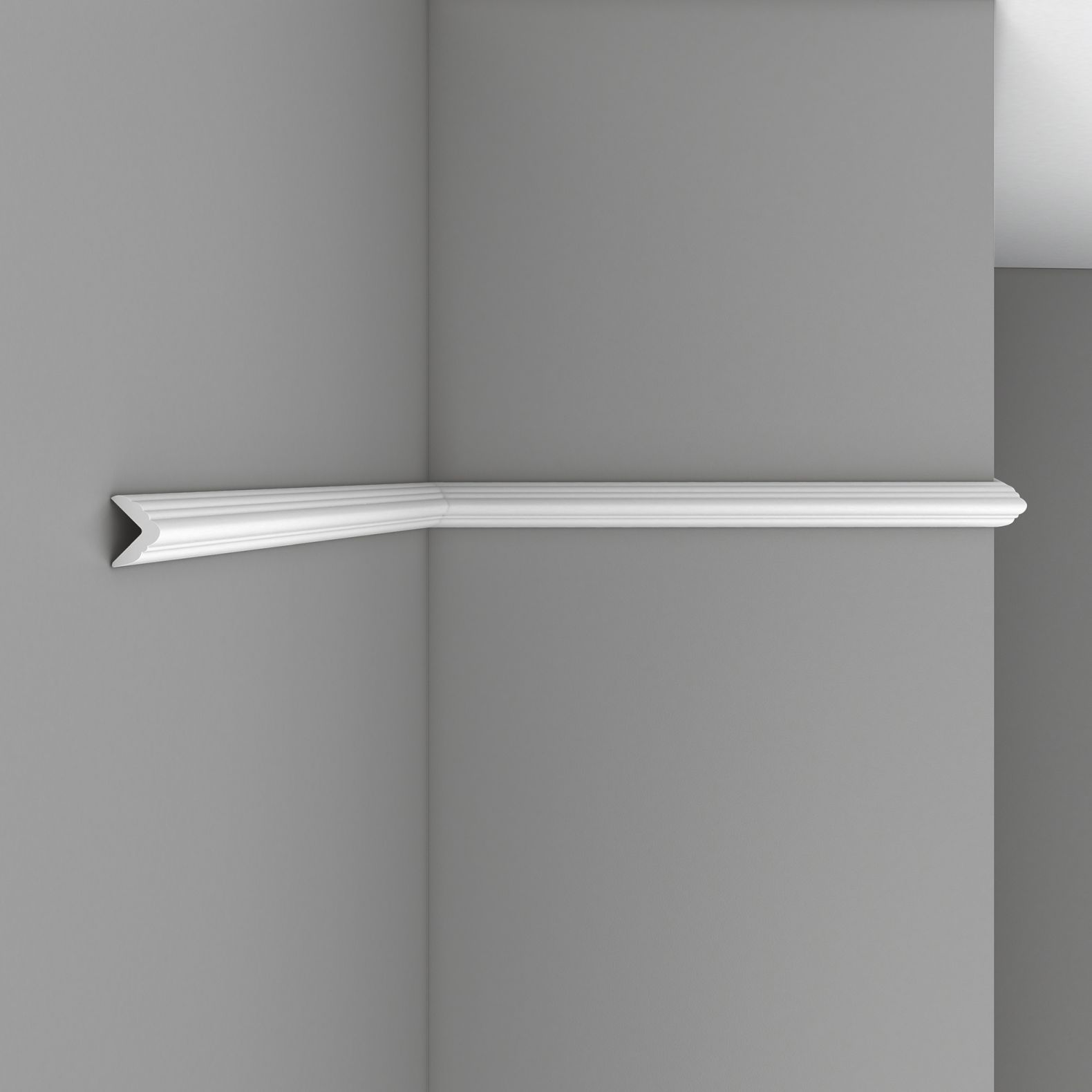 Молдинг гладкий Decomaster (Декомастер) 28х28х2400 мм DP-332