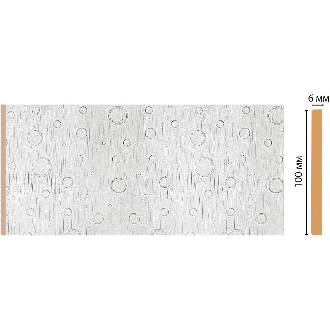 Декоративная панель Decomaster (Декомастер) 99х6х2400 мм P10-20