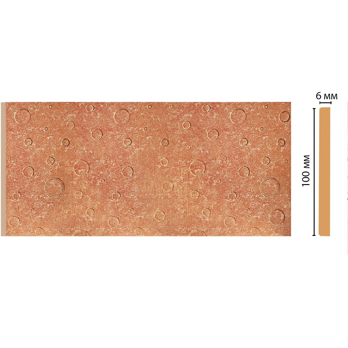 Декоративная панель Decomaster (Декомастер) 99х6х2400 мм P10-34