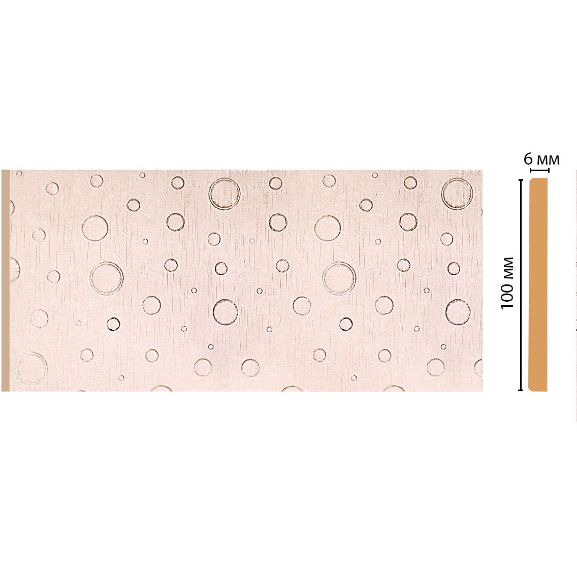 Декоративная панель Decomaster (Декомастер) 99х6х2400 мм P10-35
