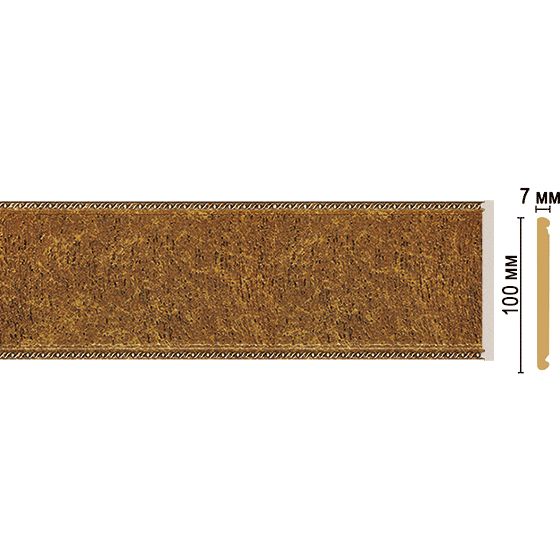 Декоративная панель Decomaster (Декомастер) 100х7х2400 мм Q10-43