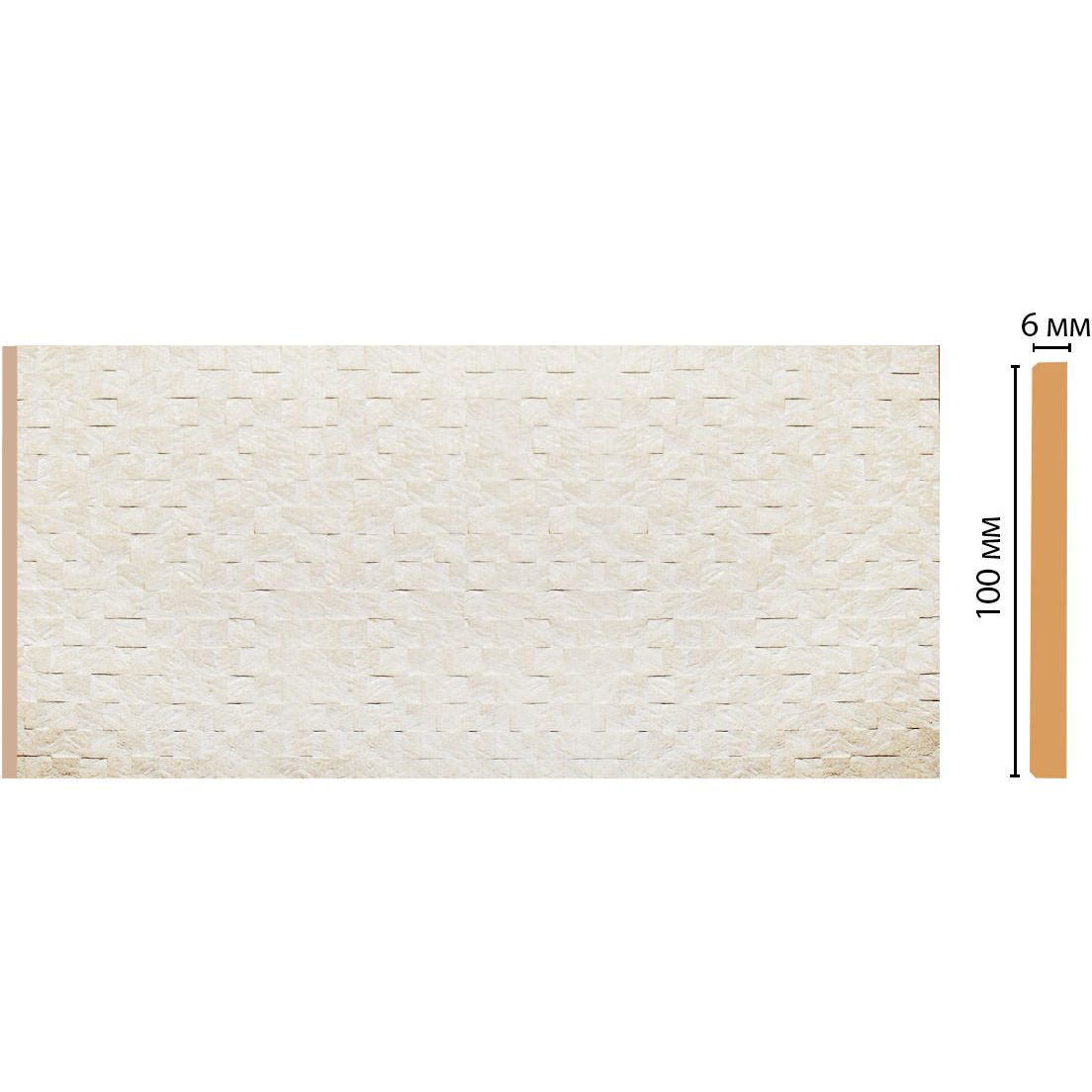 Декоративная панель Decomaster (Декомастер) 99х6х2400 мм R10-22