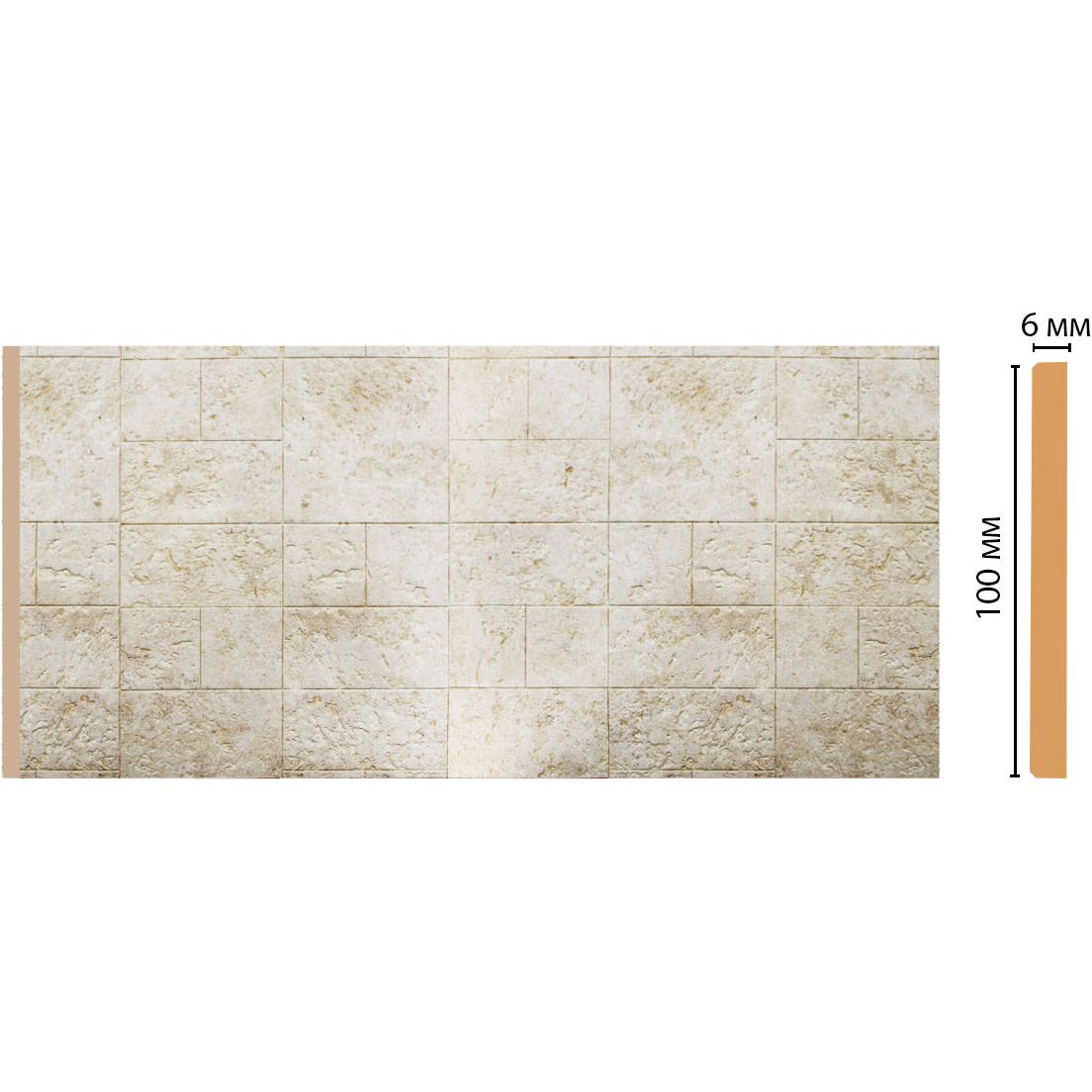 Декоративная панель Decomaster (Декомастер) 99х6х2400 мм R10-23