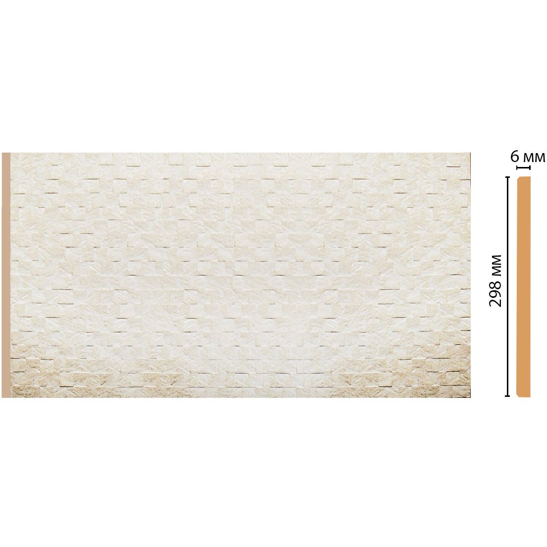 Декоративная панель Decomaster (Декомастер) 298х6х2400 мм R30-22