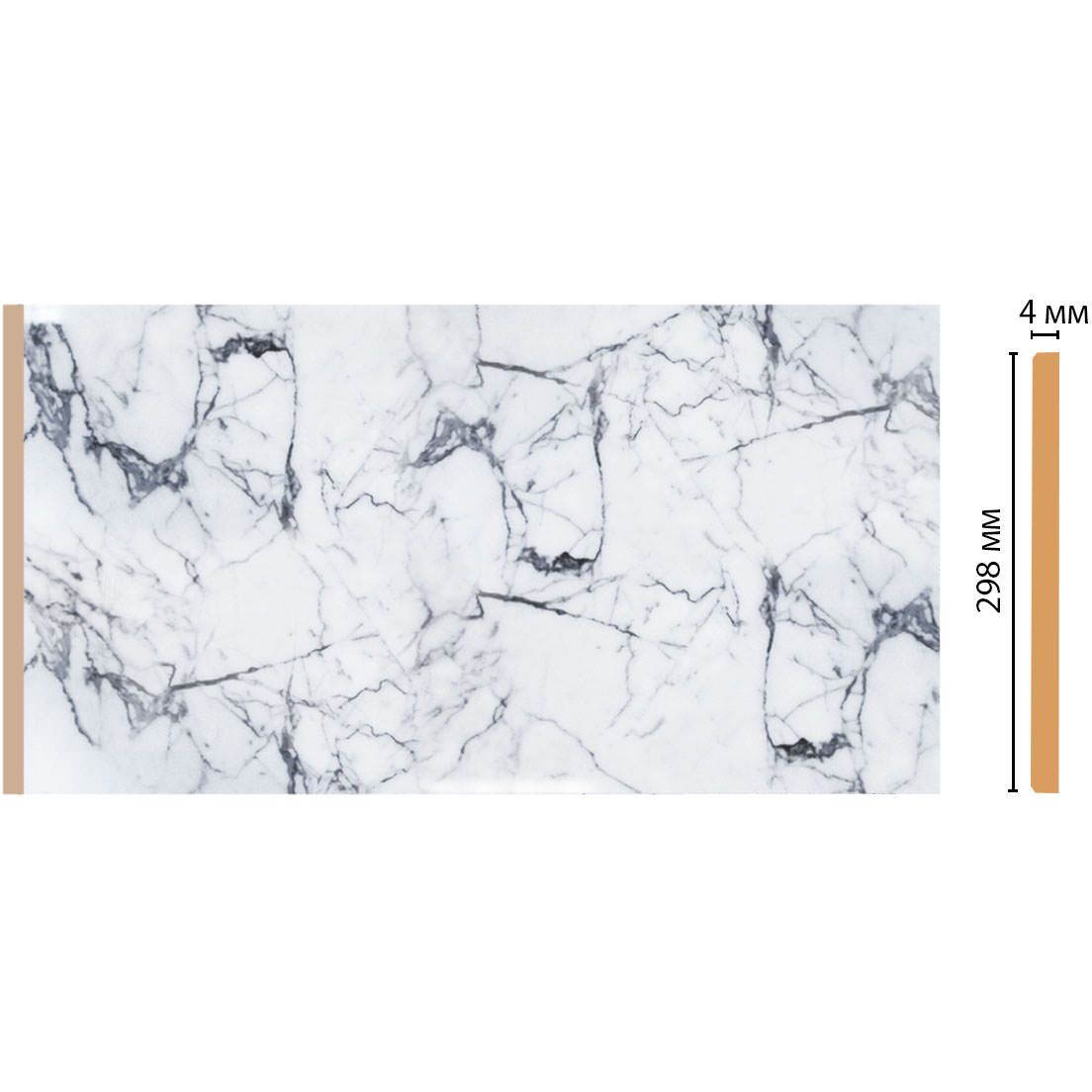 Декоративная панель Decomaster (Декомастер) 298х4х2400 мм U30-716