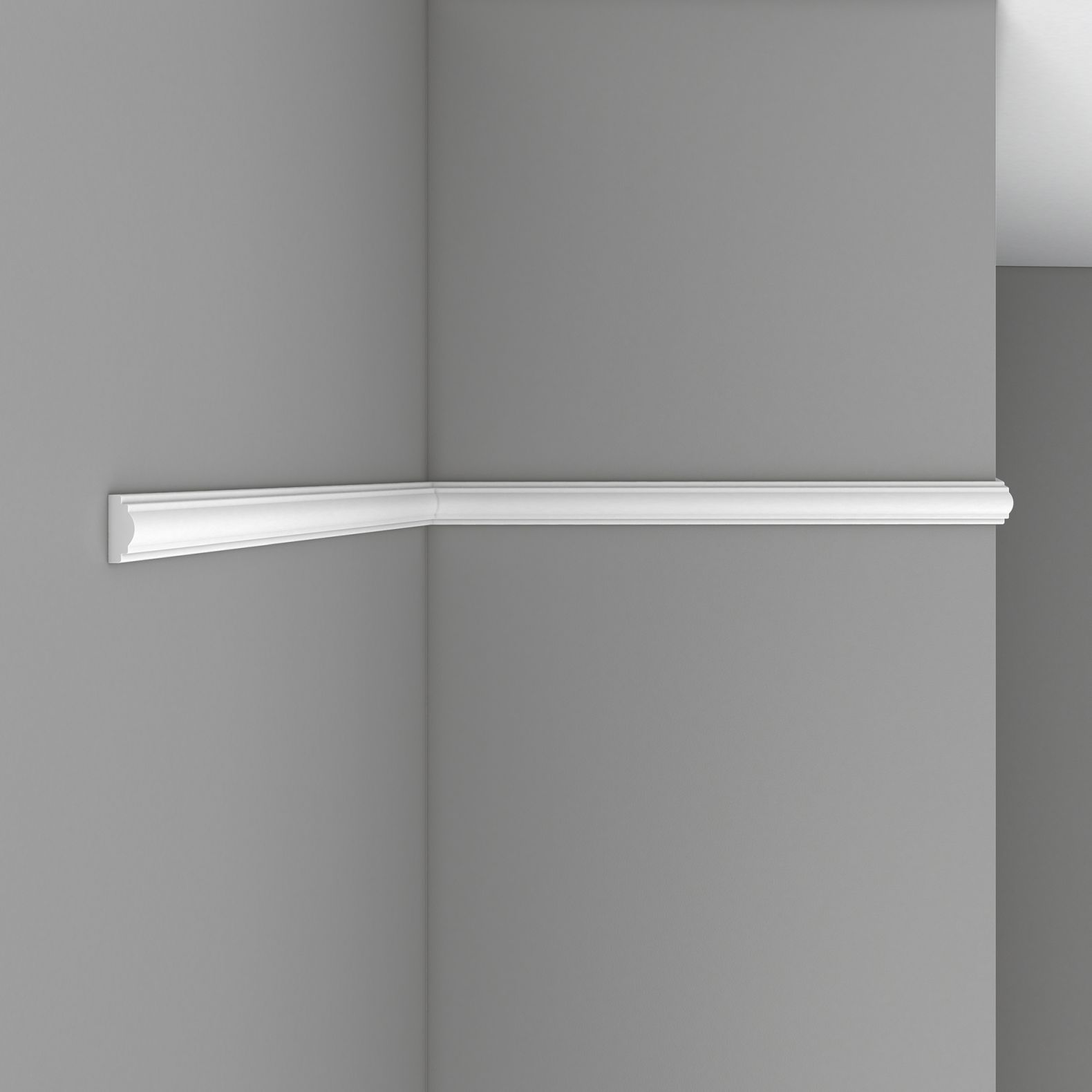 Молдинг гладкий Decomaster (Декомастер) 30х12х2400 мм DP-8032