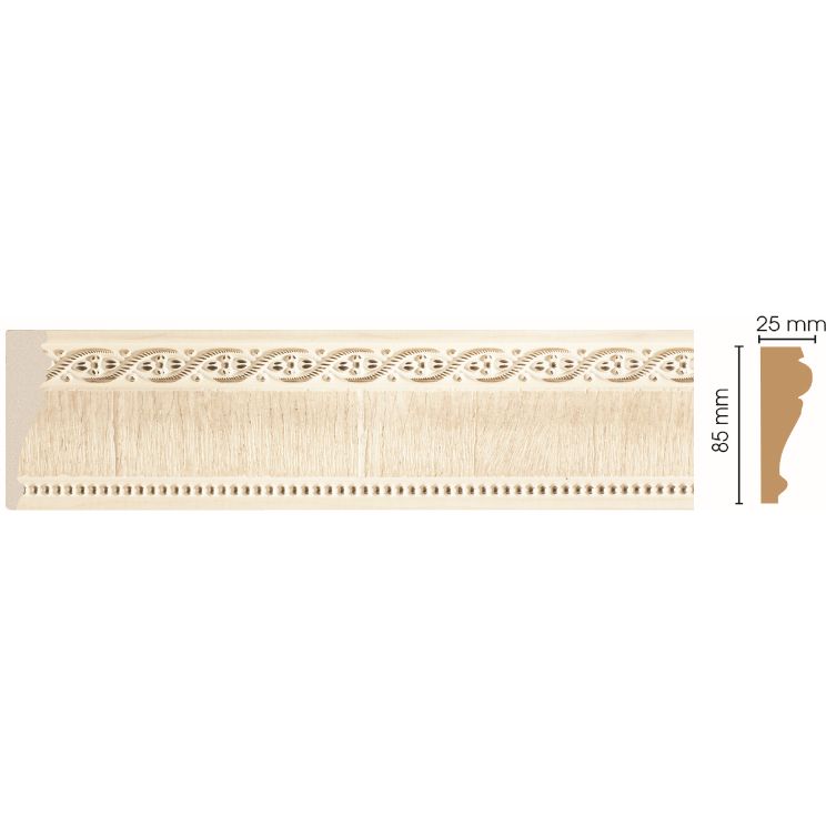 Молдинг Decomaster (Декомастер) 85х25х2400 мм 152-6