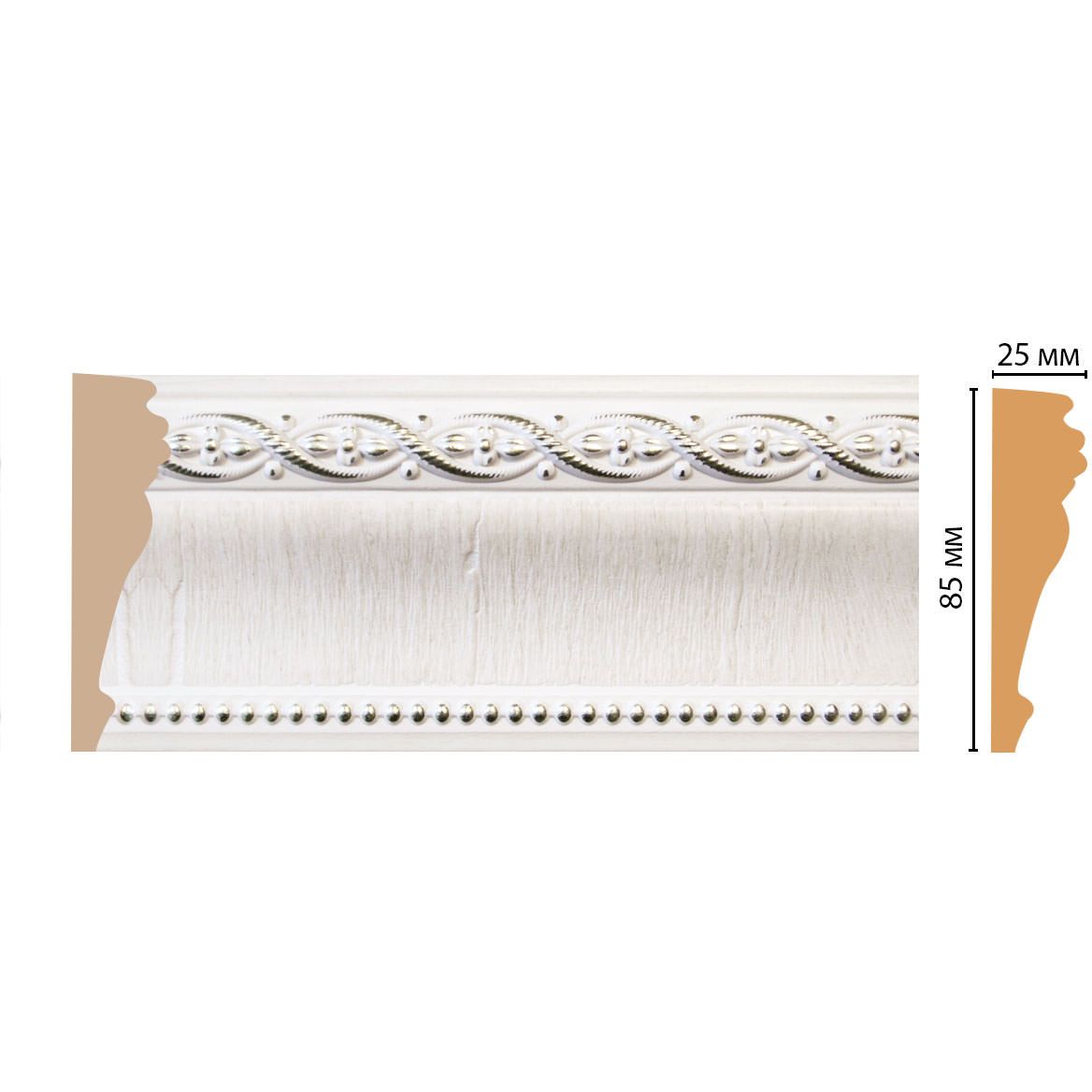 Молдинг Decomaster (Декомастер) 85х25х2400 мм 152-7D