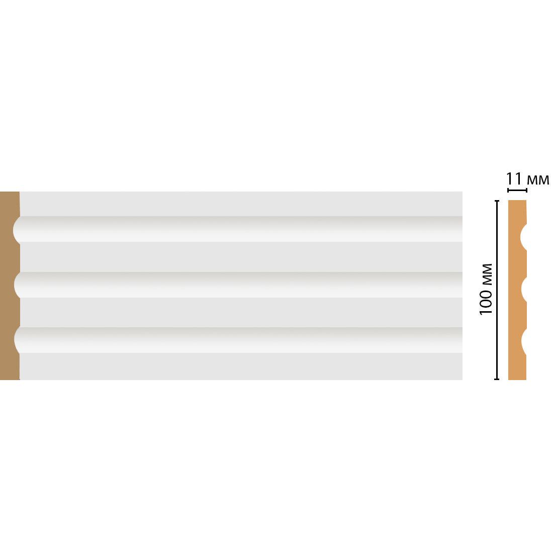 Пилястра Decomaster (Декомастер) 2м 100х11х2000 мм D201