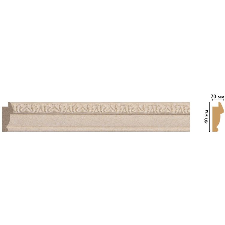 Багет Decomaster (Декомастер) 40х20х2900 мм 807-18D