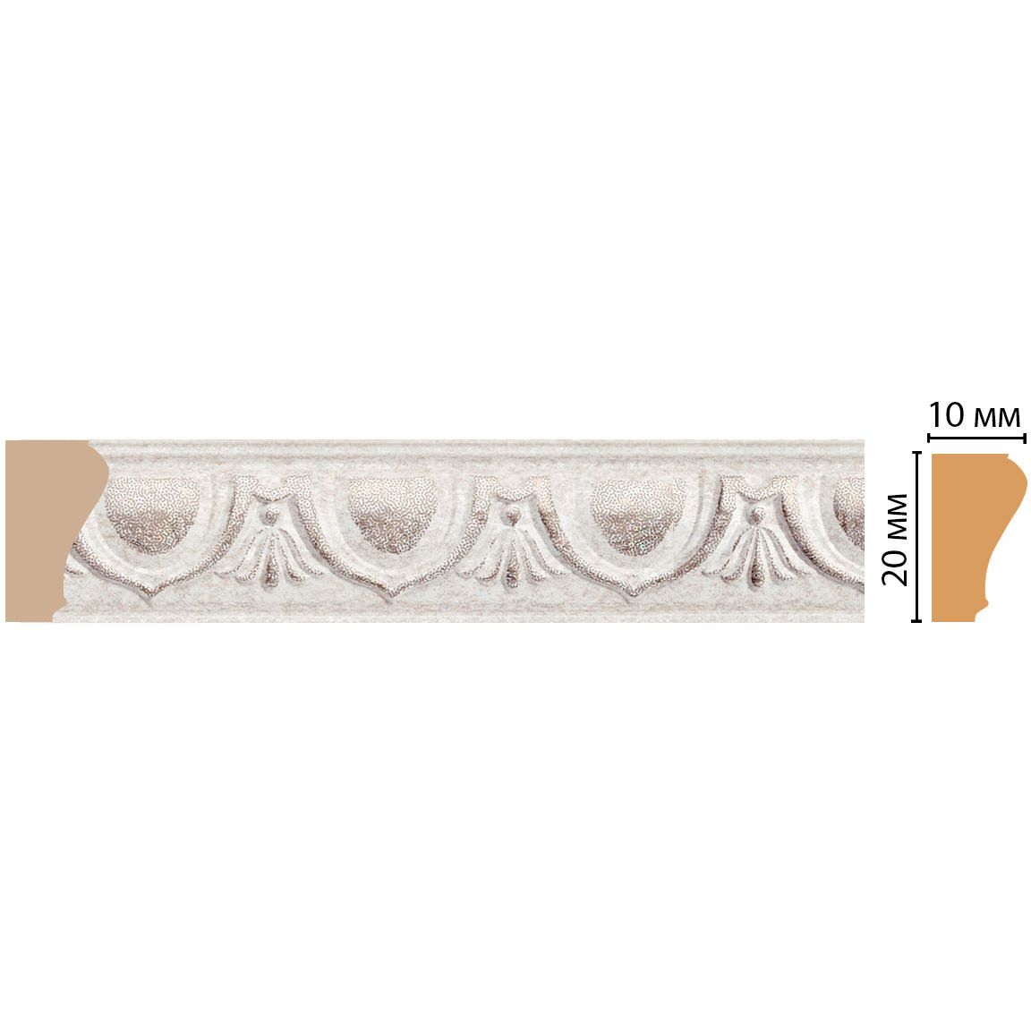 Молдинг Decomaster (Декомастер) 20х10х2400 мм 103D-19D