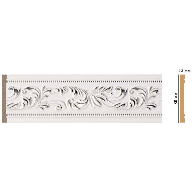 Молдинг Decomaster (Декомастер) 80х12х2400 мм 150-60