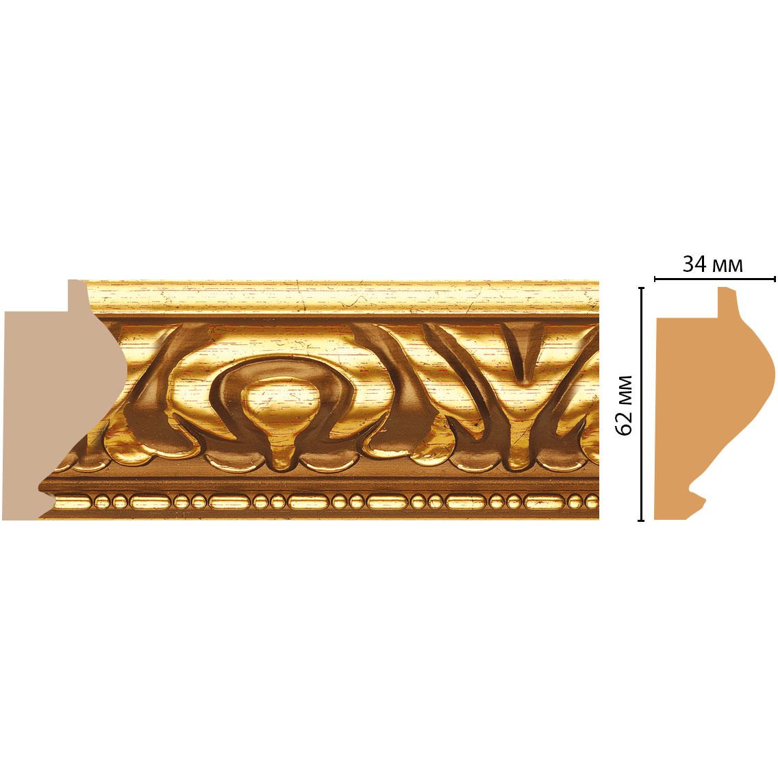 Багет Decomaster (Декомастер) 62х34х2900 мм 829-294