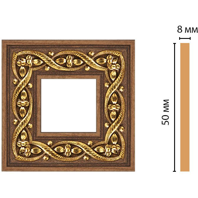 Вставка цветная Decomaster (Декомастер) 50х50х8 мм 130-2-3