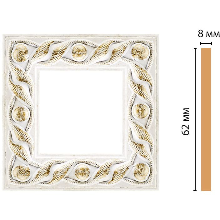 Вставка цветная Decomaster (Декомастер) 62х62х8 мм 130-2-40