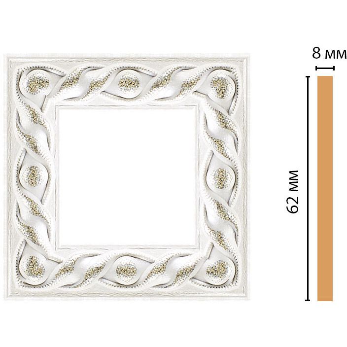 Вставка цветная Decomaster (Декомастер) 62х62х8 мм 130-2-42