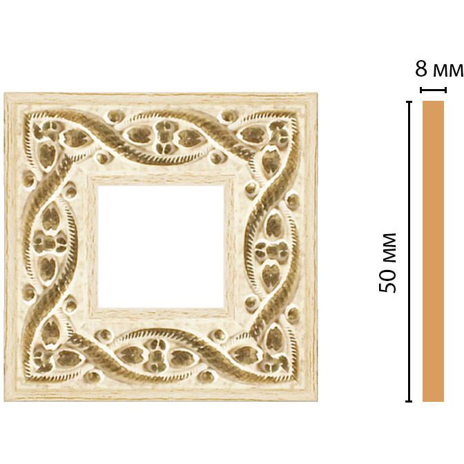 Вставка цветная Decomaster (Декомастер) 50х50х8 мм 130-2-5