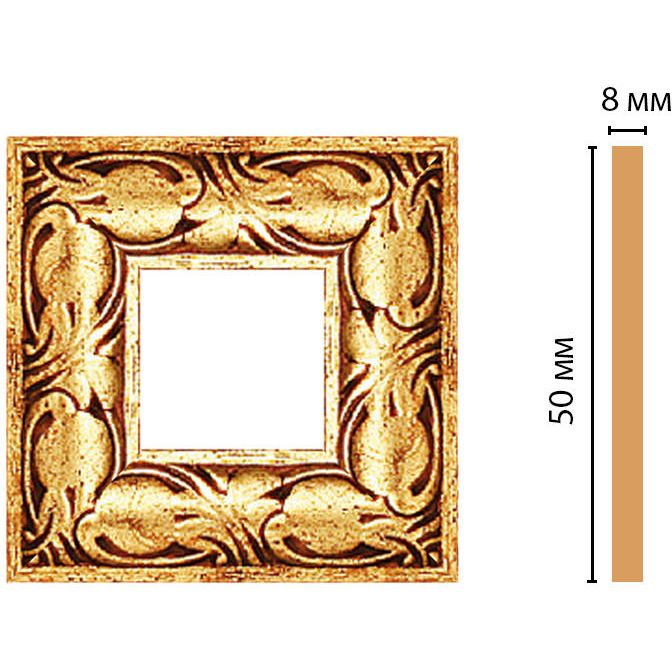 Вставка цветная Decomaster (Декомастер) 50х50х8 мм 130C-2-683