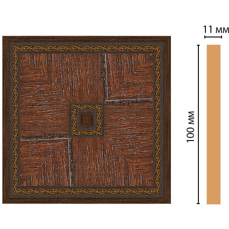 Вставка цветная Decomaster (Декомастер) 100х100х11 мм 156-2-2