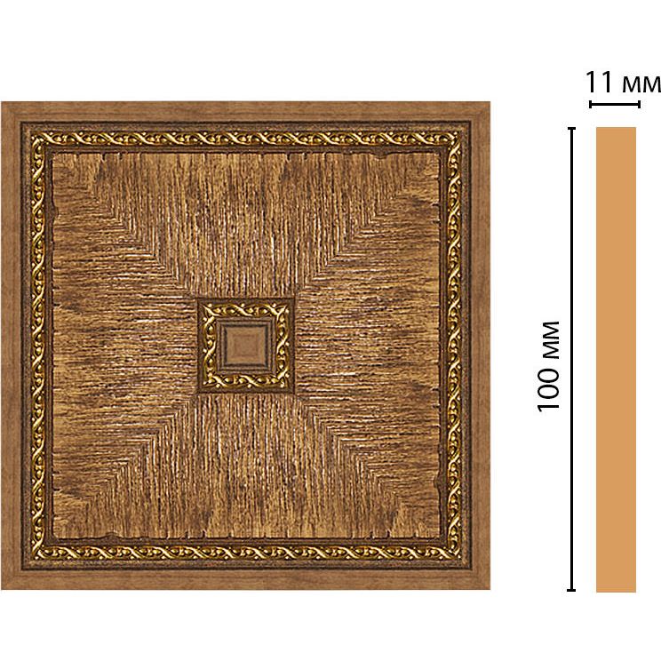 Вставка цветная Decomaster (Декомастер) 100х100х11 мм 156-2-3