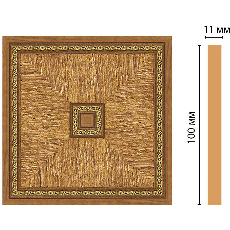 Вставка цветная Decomaster (Декомастер) 100х100х11 мм 156-2-4