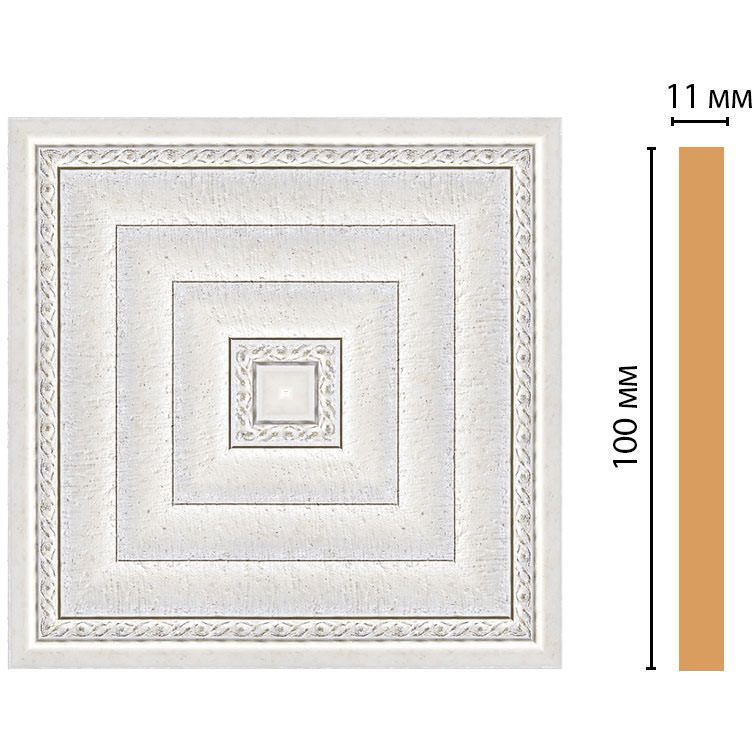Вставка цветная Decomaster (Декомастер) 100х100х11 мм 156-2-42