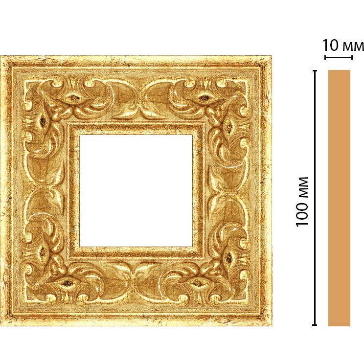 Вставка цветная Decomaster (Декомастер) 100х100х10 мм 165-2-126