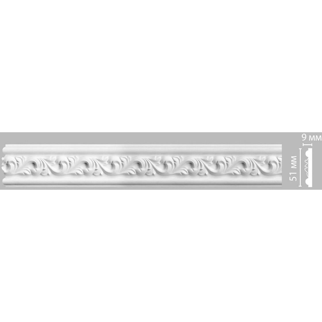 Молдинг с рисунком Decomaster (Декомастер) 51х9х2400 мм 98652