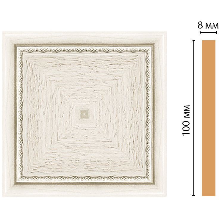 Вставка цветная Decomaster (Декомастер) 100х100х8 мм 185-2-15
