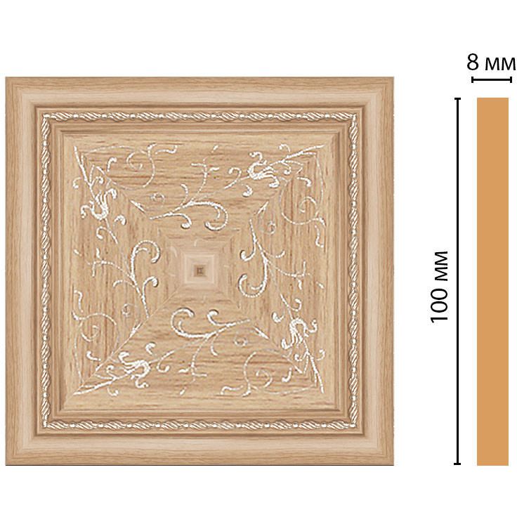 Вставка цветная Decomaster (Декомастер) 100х100х8 мм 186-2-11
