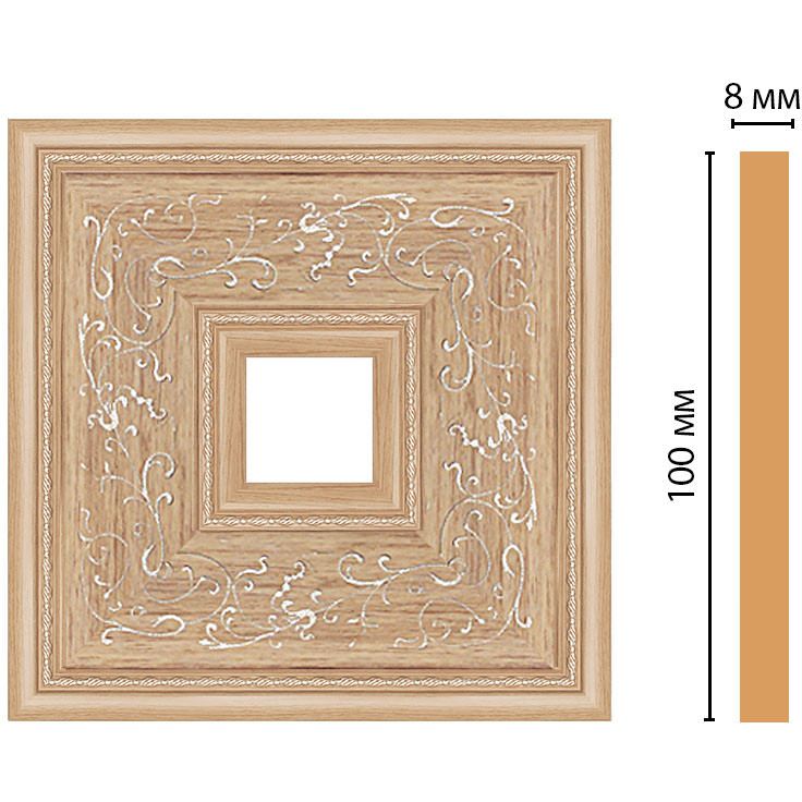 Вставка цветная Decomaster (Декомастер) 100х100х8 мм 188-2-11