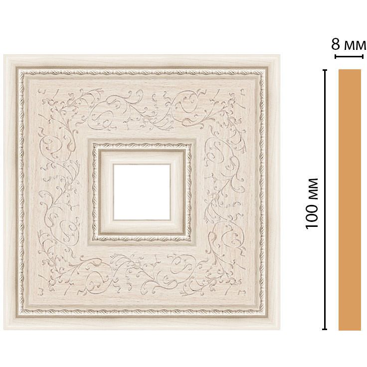Вставка цветная Decomaster (Декомастер) 100х100х8 мм 188-2-13