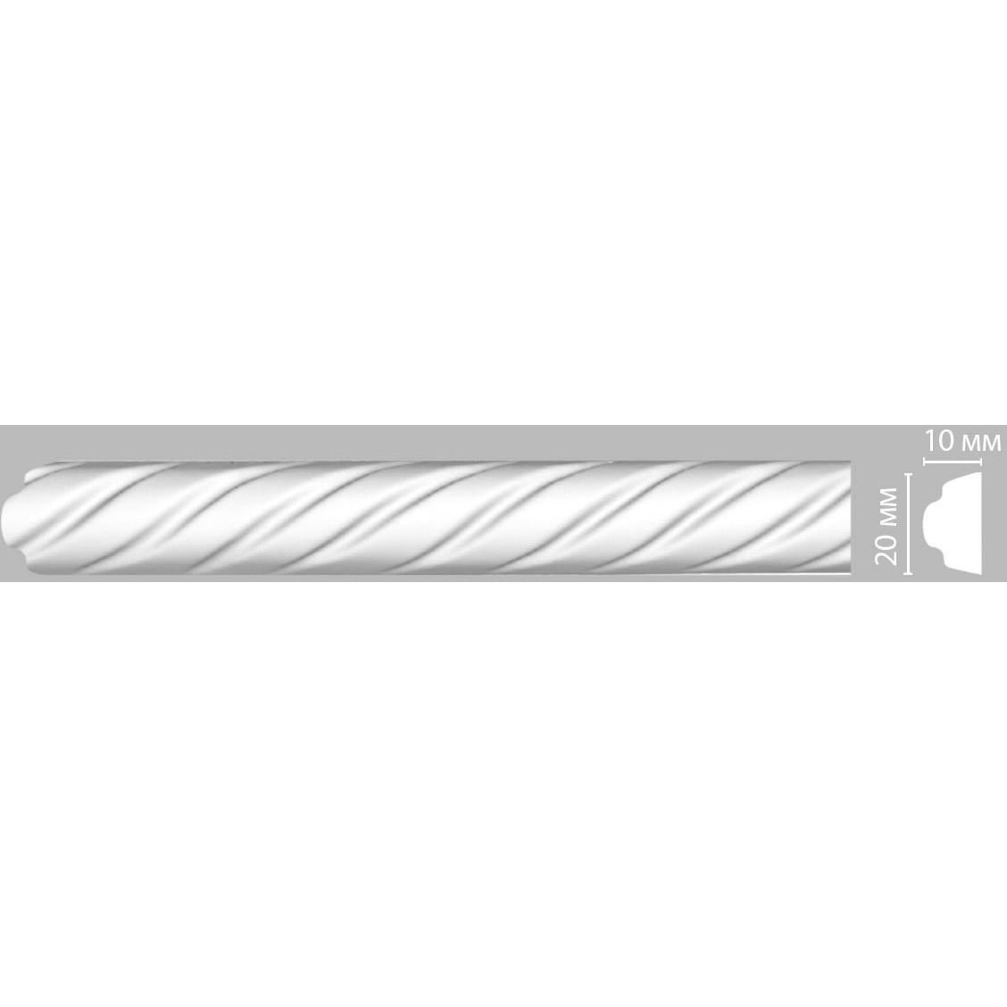 Молдинг с рисунком Decomaster (Декомастер) 20х10х2400 мм 98701