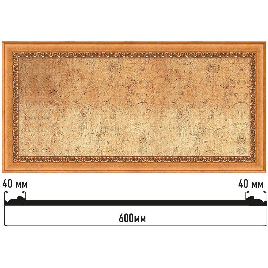 Декоративное панно Decomaster (Декомастер) 600х300х18 мм D3060-1223