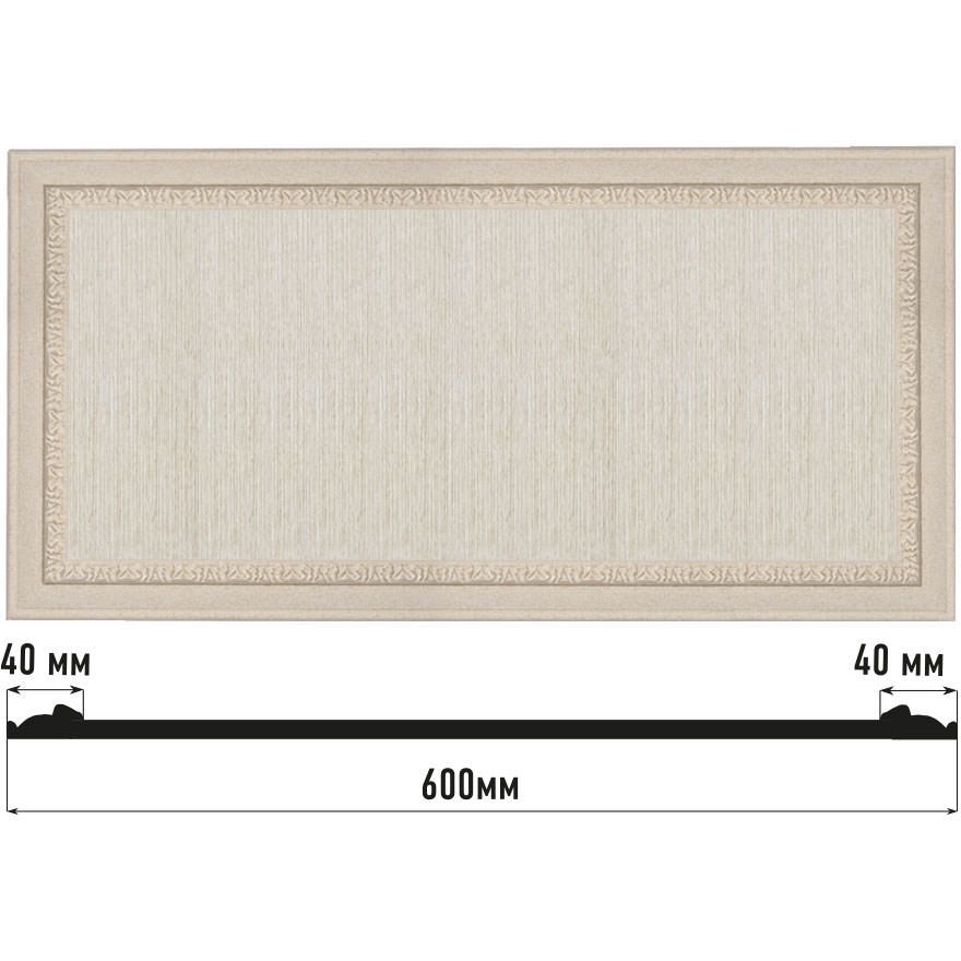 Декоративное панно Decomaster (Декомастер) 600х300х18 мм D3060-19D