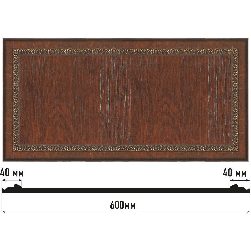 Декоративное панно Decomaster (Декомастер) 600х300х18 мм D3060-2