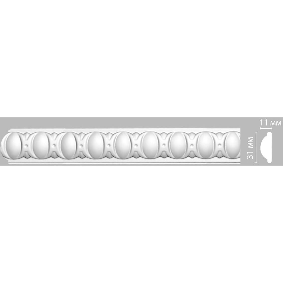 Молдинг с рисунком Decomaster (Декомастер) гибкий 31х11х2400 мм 98885F