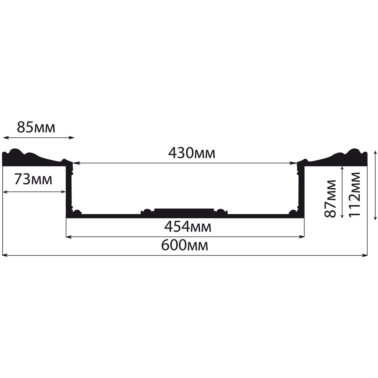 Кессон Decomaster (Декомастер) 600х600х112 мм KS-61-3A