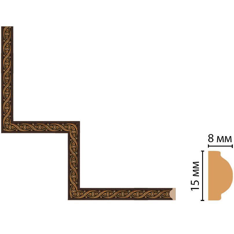 Декоративный угловой элемент Decomaster (Декомастер) 200х200 мм 130-1-1