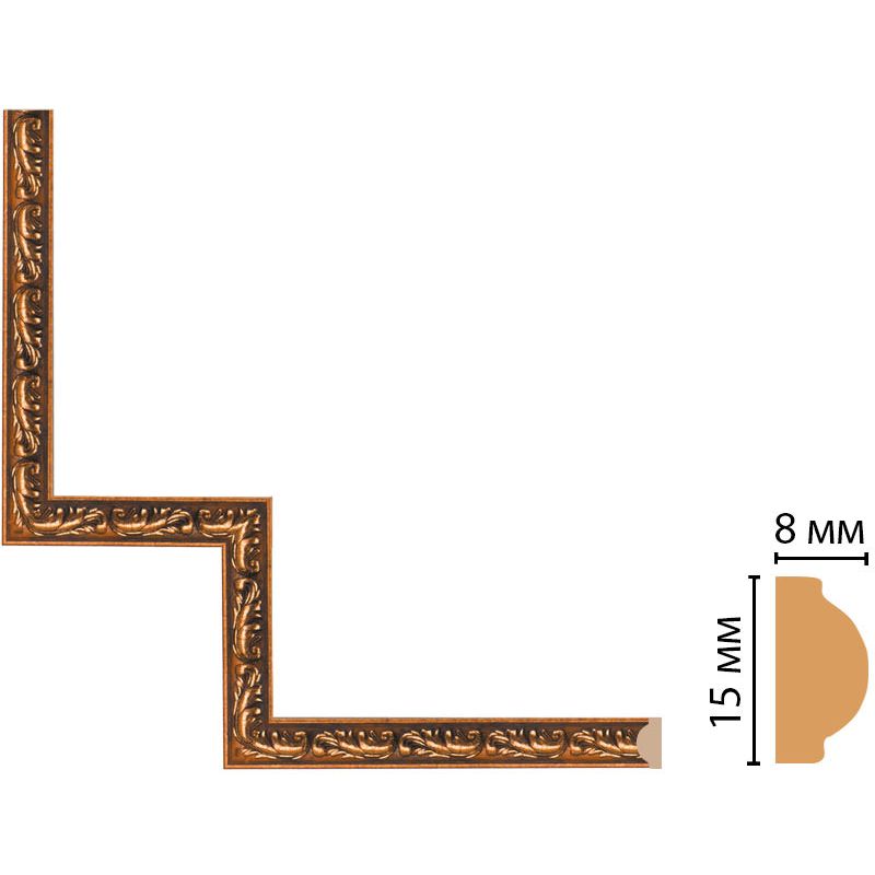 Декоративный угловой элемент Decomaster (Декомастер) 200х200 мм 130-1-1223