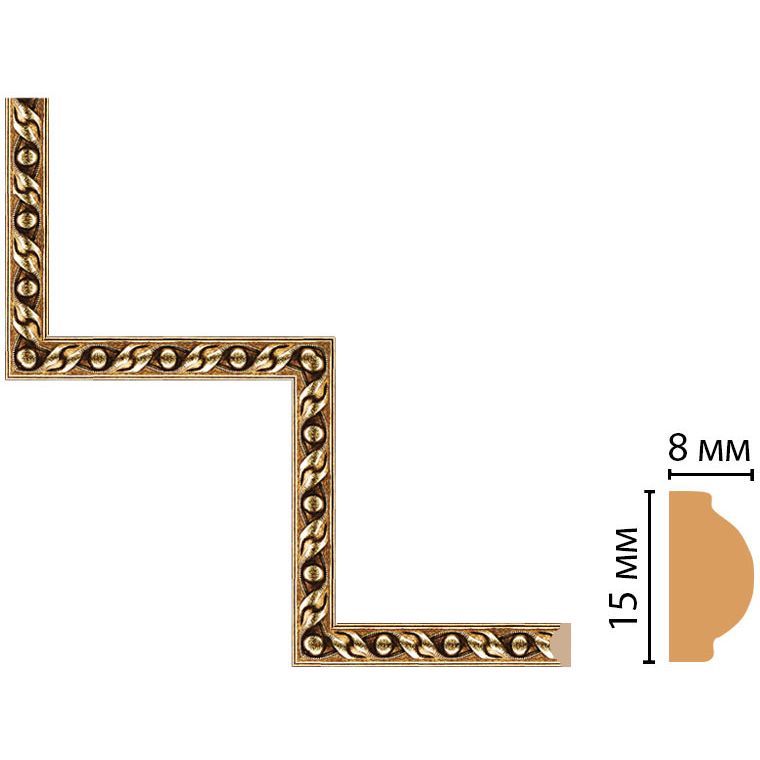 Декоративный угловой элемент Decomaster (Декомастер) 200х200 мм 130-1-43