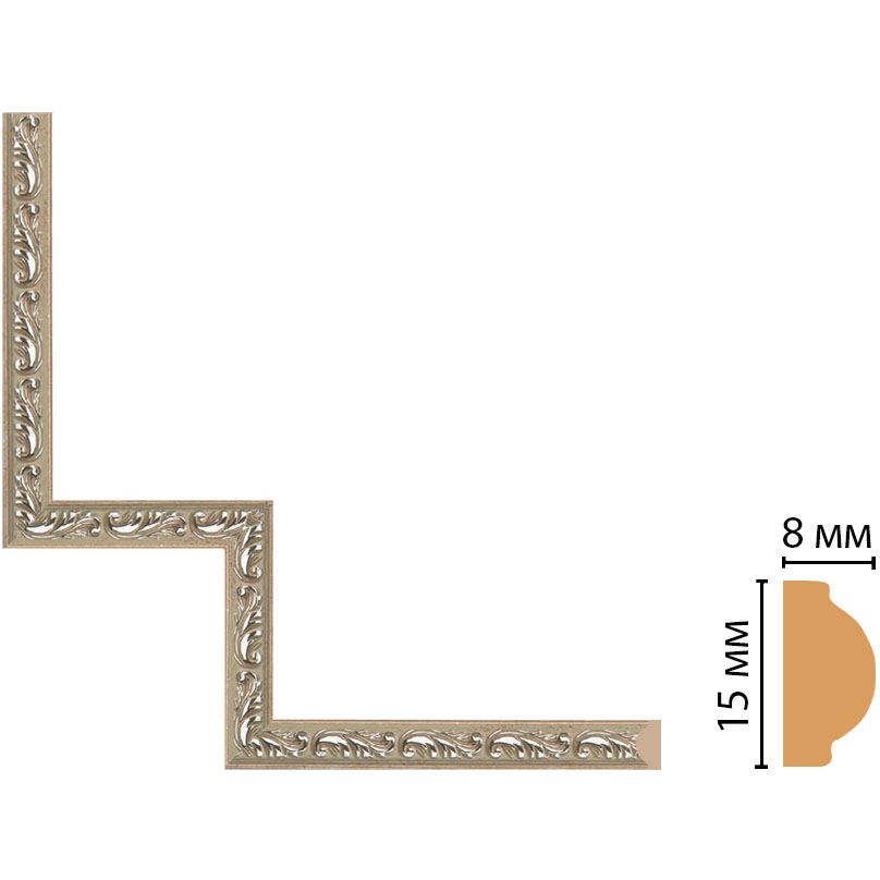 Декоративный угловой элемент Decomaster (Декомастер) 200х200 мм 130-1-59
