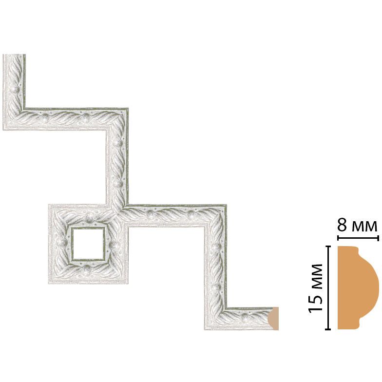 Декоративный угловой элемент Decomaster (Декомастер) 200х200 мм 130-3-20