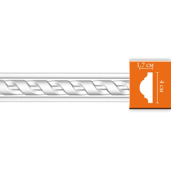 Молдинг с рисунком Decomaster (Декомастер) гибкий 40х17х2400 мм DT-8050F
