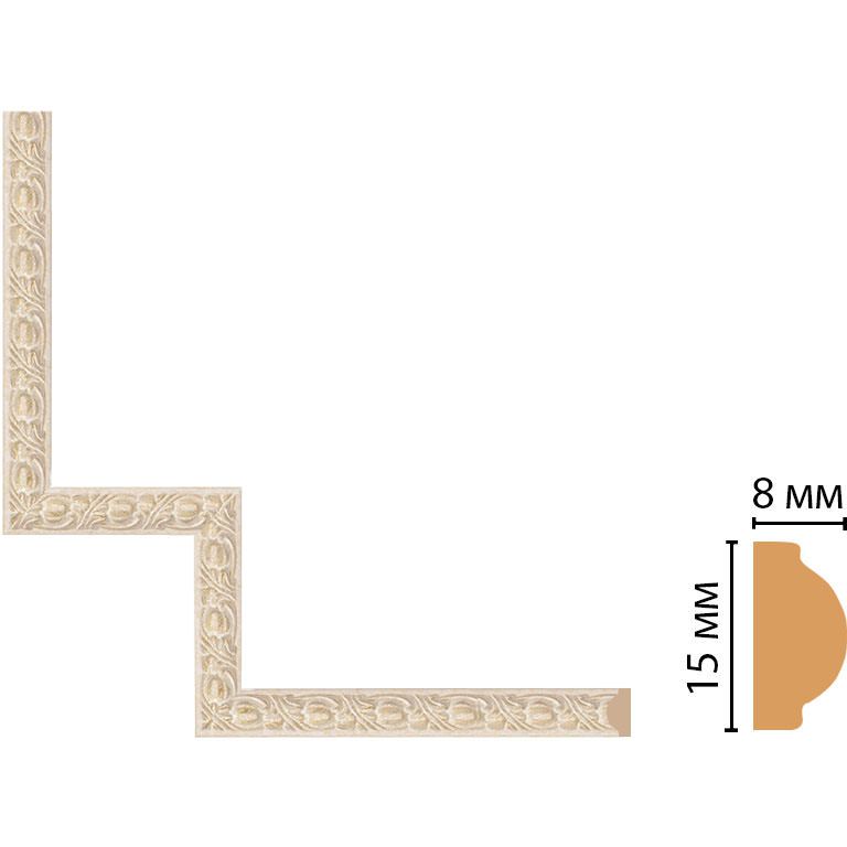 Декоративный угловой элемент Decomaster (Декомастер) 200х200 мм 130C-1-18D
