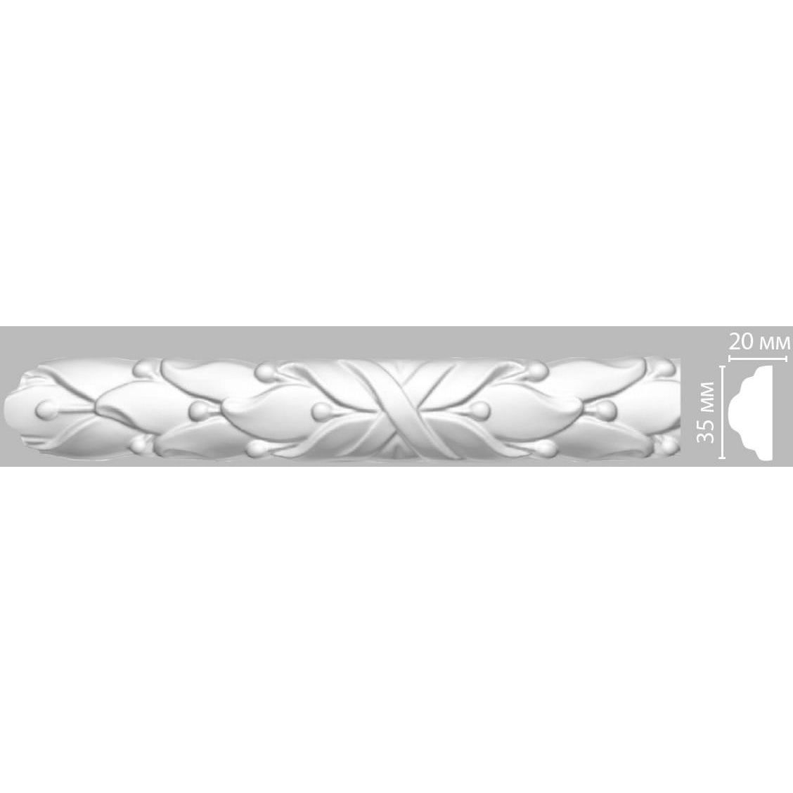Молдинг с рисунком Decomaster (Декомастер) 35х20х2400 мм DT-8052