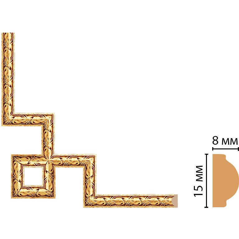 Декоративный угловой элемент Decomaster (Декомастер) 200х200 мм 130C-3-683
