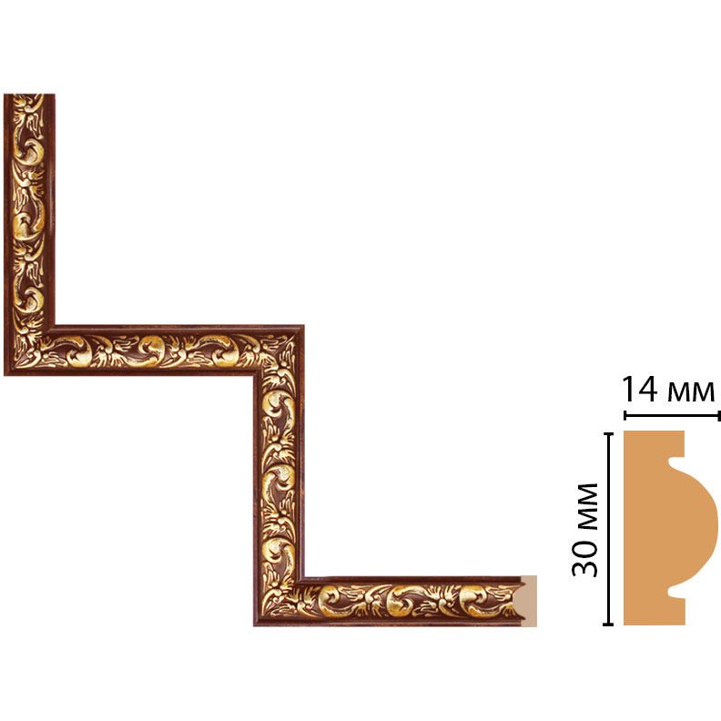 Декоративный угловой элемент Decomaster (Декомастер) 300х300 мм 157-1-1084